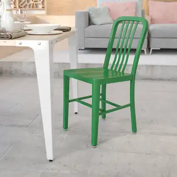 Флэш-мебель коммерческого класса из зеленого металла для внутреннего и наружного использования