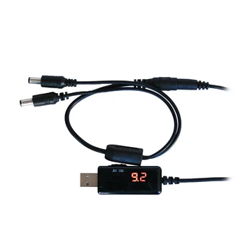 USB-повышающий кабель, 5 В, повышающий напряжение до 9 В, 12 В, преобразователь постоянного напряжения 1A, повышающий Вольт-трансформатор, регулятор мощности постоянного тока с переключателем и светодиодом Vol