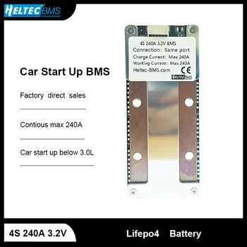 Heltec Новая Плата защиты аккумулятора 12V BMS 4S 240A 900A Lifepo4 для запуска автомобиля BMS для автомобиля объемом 3,0 л