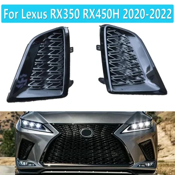 Для Lexus RX350 RX450H 2020-2022 Левый И Правый Спортивный Стиль Крышка Противотуманных Фар Передний Бампер Рамка Решетки Противотуманных Фар Автомобильные Аксессуары