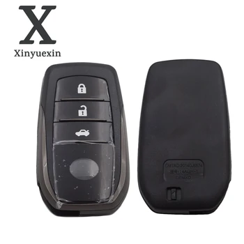 Xinyuexin 3 Кнопки Smart Remote Key Shell Чехол Подходит для Toyota Corolla Camry RAV4 Корпус Управления Ключами Автомобиля Без Логотипа