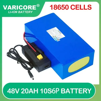 VariCore 48V 20ah 13s6p Литиевый аккумулятор 48v 200000mAh 2000W электрические велосипедные батареи, встроенные в 50A BMS + 54,6 V 2A Зарядное устройство