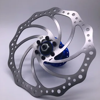 Плавающий дисковый тормозной ротор 203 мм с 6 болтами MTB, плавающий дисковый ротор, Гидравлические тормозные диски, Запчасти для Велосипедов
