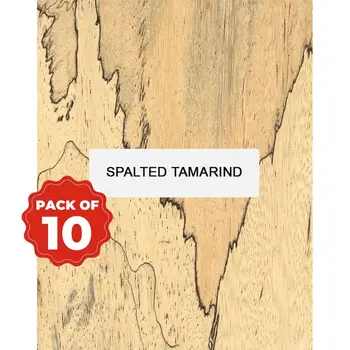 10 Упаковок Заготовок для ножей из тамариндового дерева, Ножевые весы В тон 5 