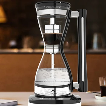 Высококачественный кофейник с сифоном, электрическая бытовая маленькая автоматическая кофеварка в американском стиле, посуда для приготовления кофе ручной работы