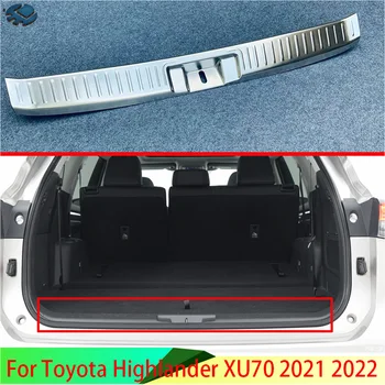 Для Toyota Highlander XU70 2021 2022 Автомобильные аксессуары Накладка на задний багажник из нержавеющей стали, накладка на порог, Молдинг, украшение