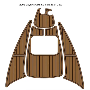 2003 Bayliner 245 SB Коврик для носа на носу лодки из пены EVA, искусственный тик, палубный коврик