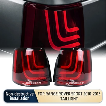 Автомобильные Фары для Range Rover Sport 2010-2013 Красный светодиодный фонарь заднего хода, тормозной сигнал заднего хода, задние фонари, лампы