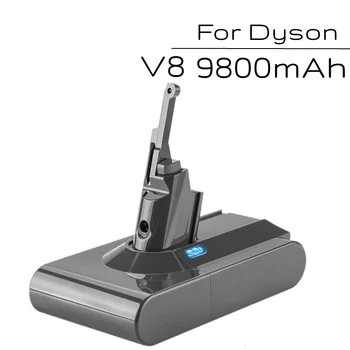 Сменный литий-ионный аккумулятор 21,6 В 9800 мАч для ручного пылесоса Dyson V8 Absolute без шнура