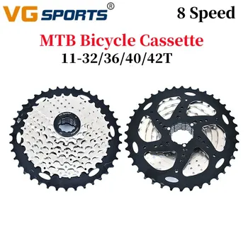 VG Sports 8S Скоростной маховик для горного велосипеда 11-32/36/40/ Кассетная звездочка 42T с цепью VG Sports 8S 8v для велосипедных деталей SRAM