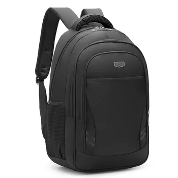 Рюкзак большой емкости, мужские нейлоновые черные школьные сумки для студентов колледжей для подростков