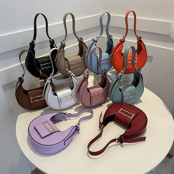 Популярная в этом году женская летняя сумка Simplicity New Crescent, предназначенная для ручной переноски, модная женская сумка для пельменей подмышками
