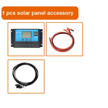 Комплект аксессуаров для солнечной панели 10A 20A 30A 40A кабель солнечного контроллера и кабель с зажимом 
