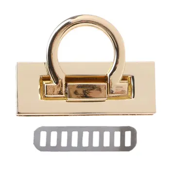 Металлическая застежка с поворотным замком для DIY Craft Сумка через плечо кошелек сумочка Фурнитура 517D