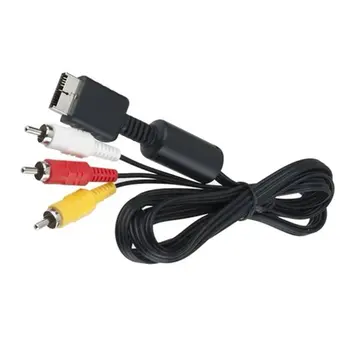 Композитный S-Video RCa aV 2в1 аудио-видео шнур провод S-Video aV кабель для PS2 для PS3 для консоли Playstation 2 3