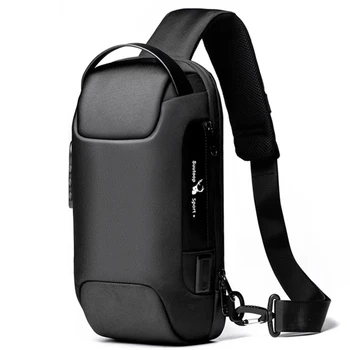 Мужская сумка Xierya, Водонепроницаемая USB Оксфордская Сумка через плечо, противоугонные Сумки-слинги, Короткие Дорожные Сумки-Мессенджеры, Нагрудная Сумка для мужчин