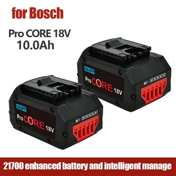 100% высококачественная Литий-Ионная Аккумуляторная Батарея 18V 10.0Ah GBA18V80 для Аккумуляторных Дрелей Bosch 18 Volt MAX с Электроприводом