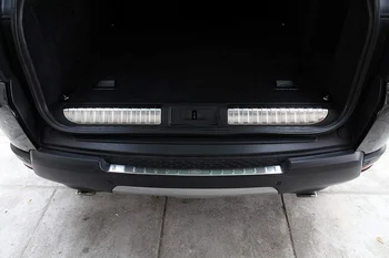 Накладка Защитной Крышки Заднего Бампера Из Нержавеющей Стали С Потертостями На Внутреннем Пороге Для Land Rover Range Rover Sport 2014-2017
