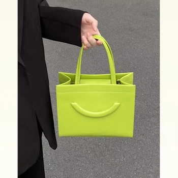 2022 Модная Зеленая сумка-тоут из искусственной кожи CMessenger, сумки для женщин, Маленькая Брендовая Дизайнерская Женская сумка через плечо, Роскошные сумки