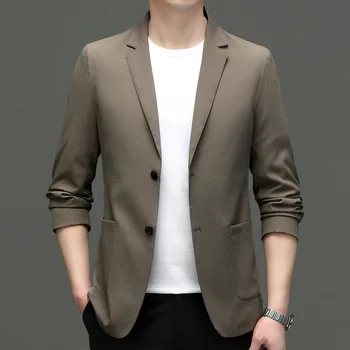 6702-2023 Мужской костюм весенний новый деловой профессиональный мужской пиджак повседневная корейская версия костюма