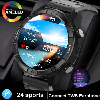 2023 Новые Спортивные Музыкальные Смарт-часы с 1,6-дюймовым HD-экраном 4 ГБ оперативной памяти Bluetooth Call Smart Watch Водонепроницаемые Часы Для Наушников Huawei TWS