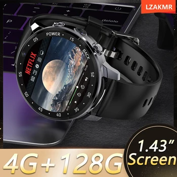 2023 Новая глобальная версия A3 4G NET Smartwatch Android OS 800mAh Аккумулятор 1,43 