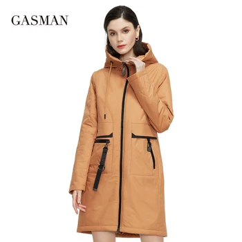 ГАЗОВЩИК 2022, Новое женское осеннее пальто, длинная тонкая хлопковая парка, повседневный модный женский тренч, высококачественная весенняя куртка 81872