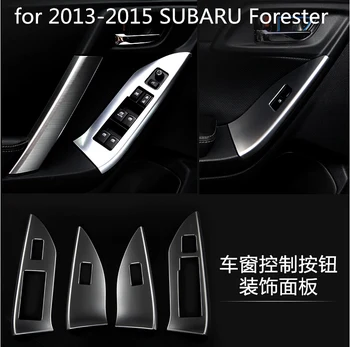 Автомобильные наклейки на панель стеклоподъемника Для автомобиля-стайлинг Для 2013 2014 2015 Subaru Forester