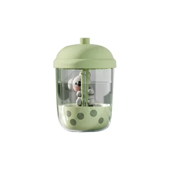 450 мл портативная чашка для чая с молоком Коала, увлажнитель воздуха, USB настольный распылитель воды, диффузор для спальни, зеленый