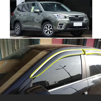Наклейка для укладки кузова автомобиля, Пластиковое оконное стекло, Ветровой козырек, защита от дождя/Солнца, вентиляционные детали для SUBARU Forester 2019 2020 2021 2022