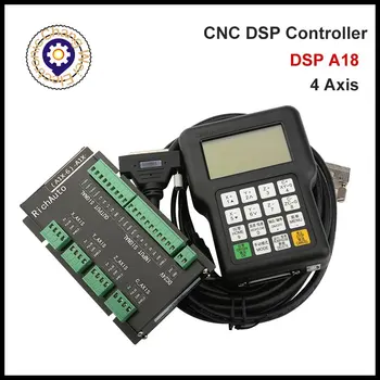 CNC RichAuto DSP A18 4-осевой контроллер с ЧПУ A18s A18e USB-связь Система управления движением Руководство для фрезерного станка с ЧПУ