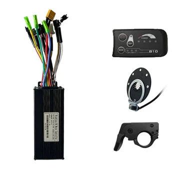 Контроллер Ebike Controller Светодиодный дисплей 24V 36V 48V S800 для Электрического скутера Бесщеточный 30A 12 трубок