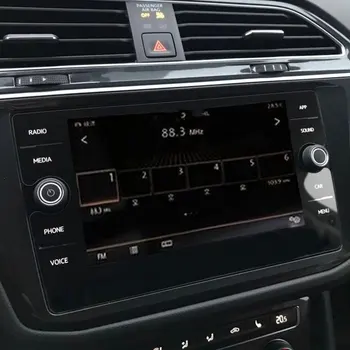 8 Дюймов для Volkswagen Tiguan Atlas 2018 2019 2020 Закаленное Стекло, Автомобильный Навигационный Экран, Защитная Пленка для Сенсорного ЖК-дисплея