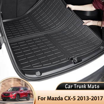 EVA Автомобильный Коврик для заднего Багажника, Водонепроницаемый Защитный Вкладыш, Лоток для Багажника, Коврики для Mazda CX-5 CX 5 CX5 KE 2013 ~ 2017 2016 Аксессуары
