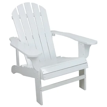Уличный стул Leigh Country Adirondack Белая мебель для патио Садовый стул Уличная мебель